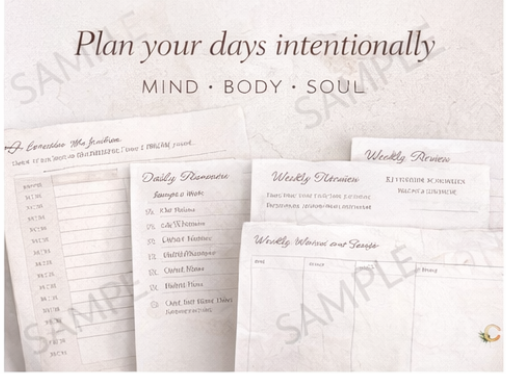 Intentional Daily Planner - Printable PDF