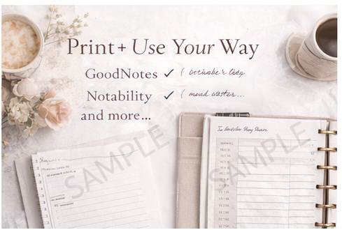 Intentional Daily Planner - Printable PDF