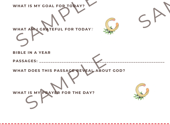 Intentional Daily Planner - Printable PDF