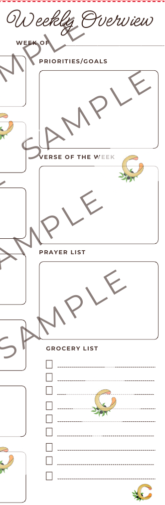 Intentional Daily Planner - Printable PDF