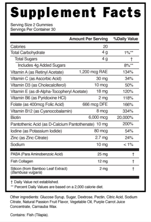 Restorative Health and Beauty Vitamin Complex